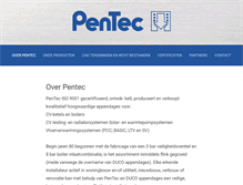 Tablet Screenshot of pentecbv.nl